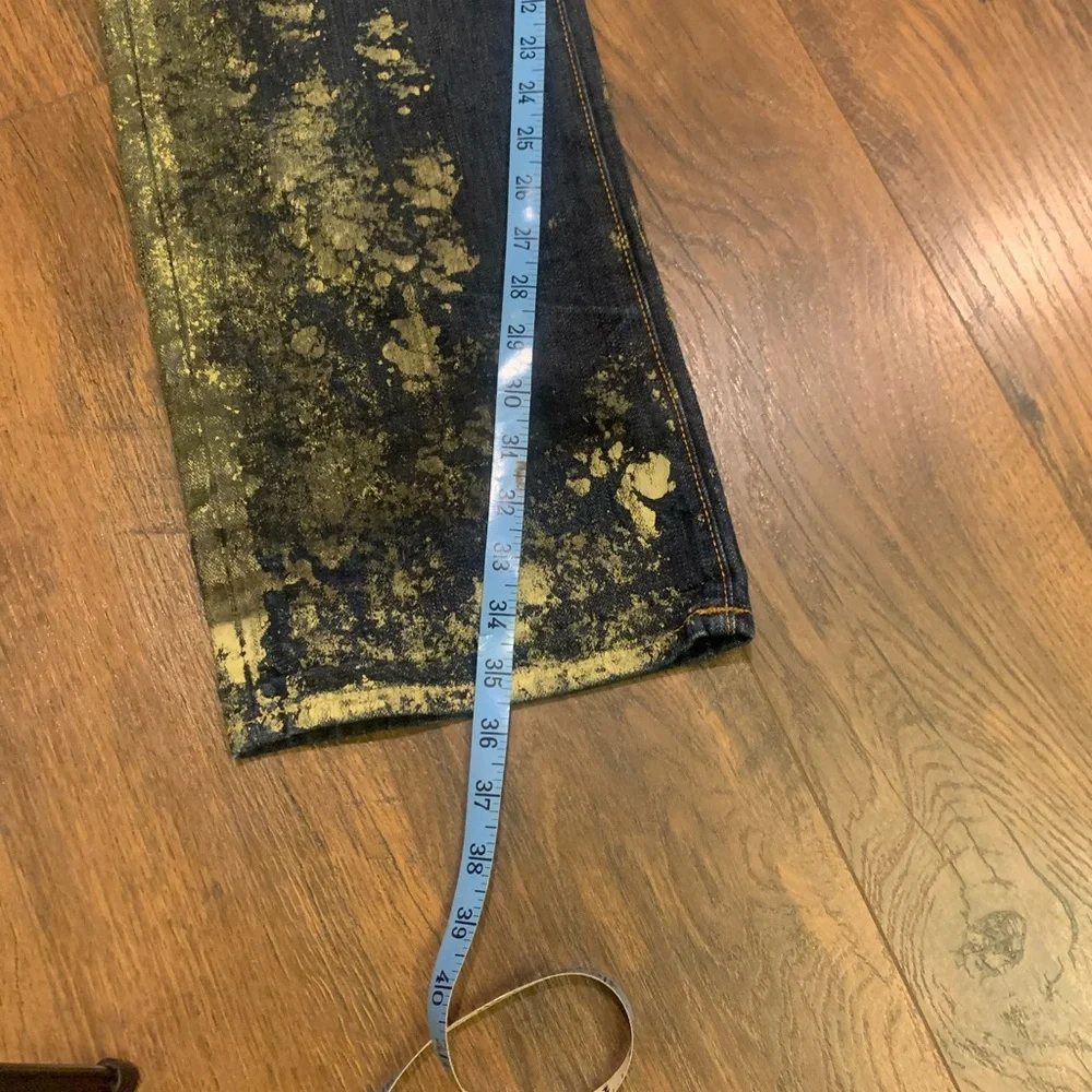 True religion, Ricky, mud, splash, jeans, dark blue, relaxed straight - Picture 11 of 16